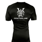 Centerline Jiu-Jitsu All Black Rash Guards Short Sleeves #8156 C