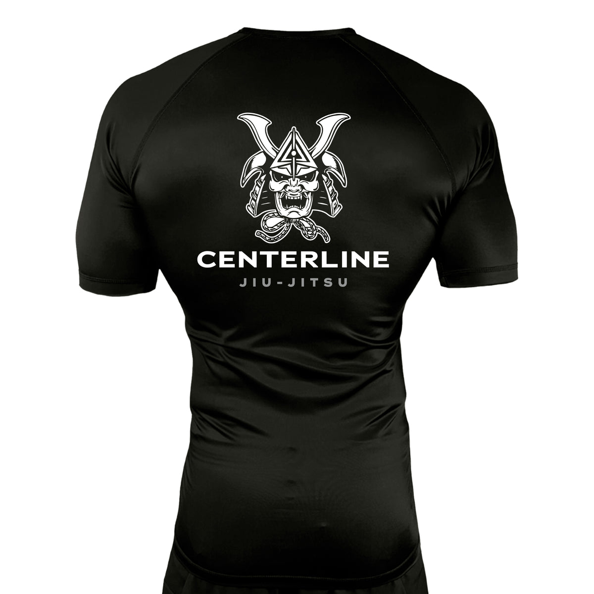Centerline Jiu-Jitsu All Black Rash Guards Short Sleeves #8156 C