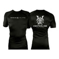 Centerline Jiu-Jitsu All Black Rash Guards Short Sleeves #8156 C