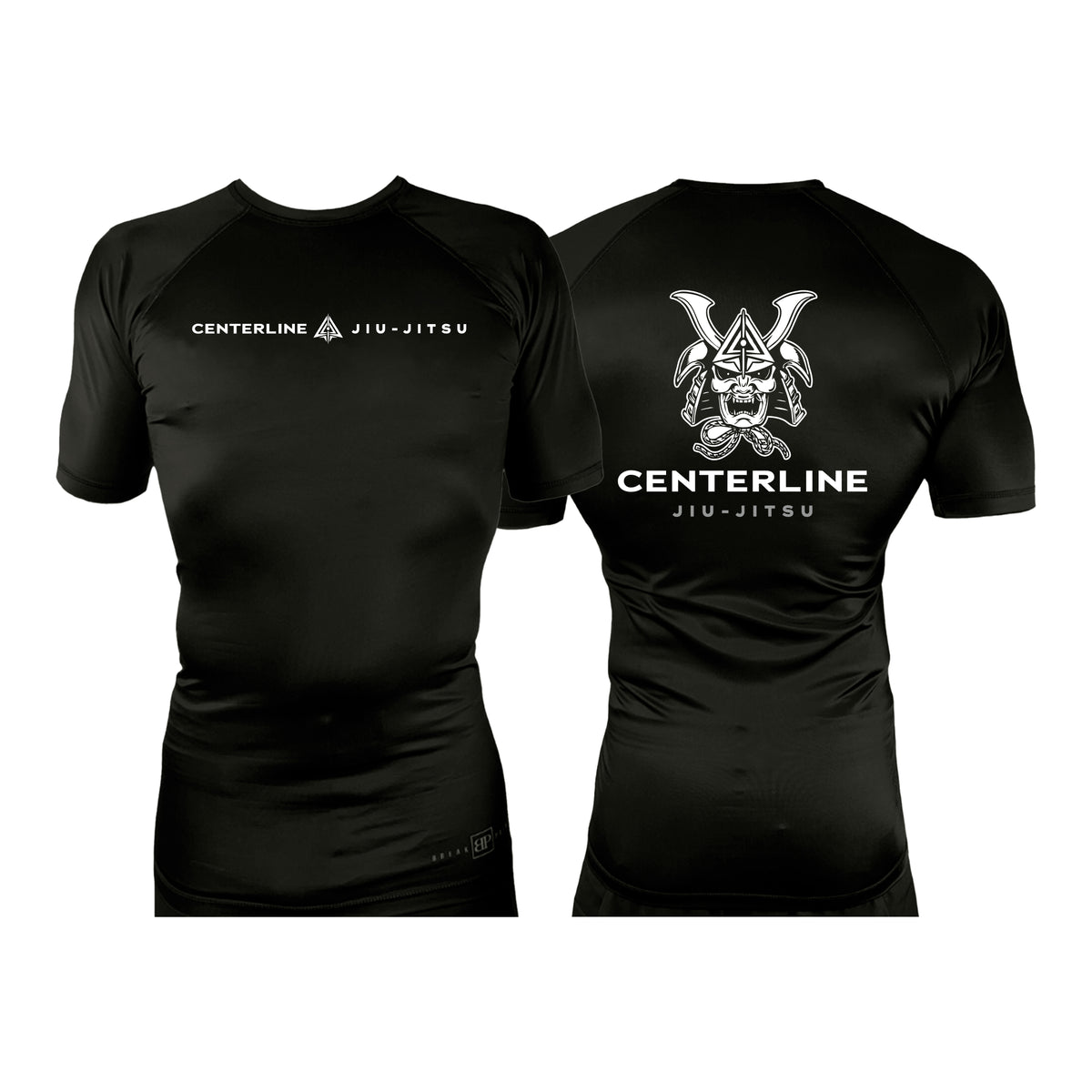 Centerline Jiu-Jitsu All Black Rash Guards Short Sleeves #8156 C