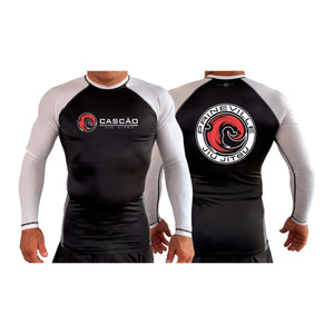 Prineville Jiu Jitsu All Black Ranked Long Sleeve Rash Guards #8157 A