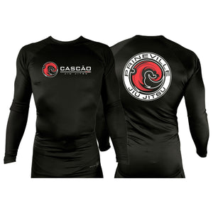 Prineville Jiu Jitsu All Black Rash Guards Long Sleeves #8157 A