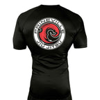 Prineville Jiu Jitsu All Black Rash Guards Short Sleeves #8157 A