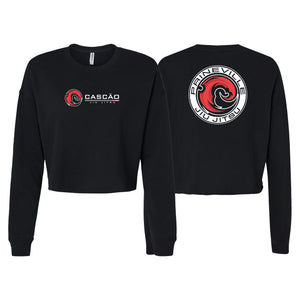 Prineville Jiu Jitsu Women's Cropped Crewneck Sweatshirt #8157 A