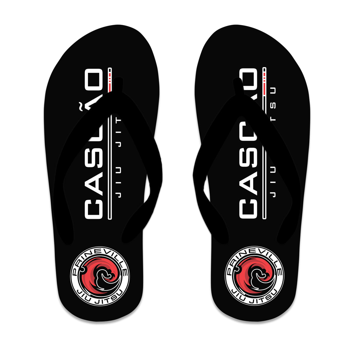 Prineville Jiu Jitsu Flip Flops #8157 A