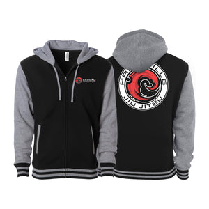 Prineville Jiu Jitsu Varsity Zip-Up Hoodies #8157 B