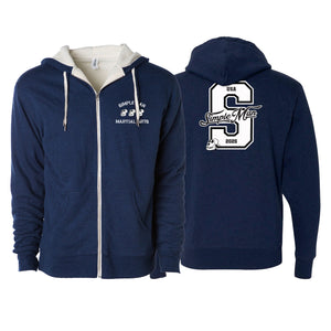 Simple Man MA Sherpa Lined Zip-Up Hoodie #8158 A