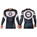 Infinity BJJ Utah Academy Rash Guards Black/White #8159 A