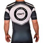 Infinity BJJ Utah Academy Rash Guards Black/White #8159 A