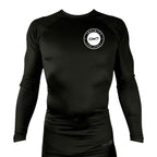 Infinity BJJ Utah All Black Rash Guards Long Sleeves #8159 A