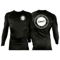 Infinity BJJ Utah All Black Rash Guards Long Sleeves #8159 A