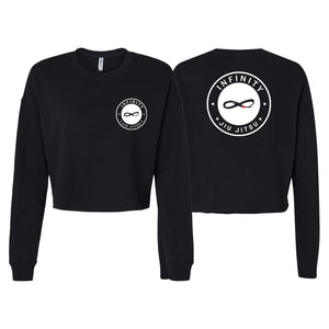 Infinity BJJ Utah Women's Cropped Crewneck Sweatshirt #8159 A