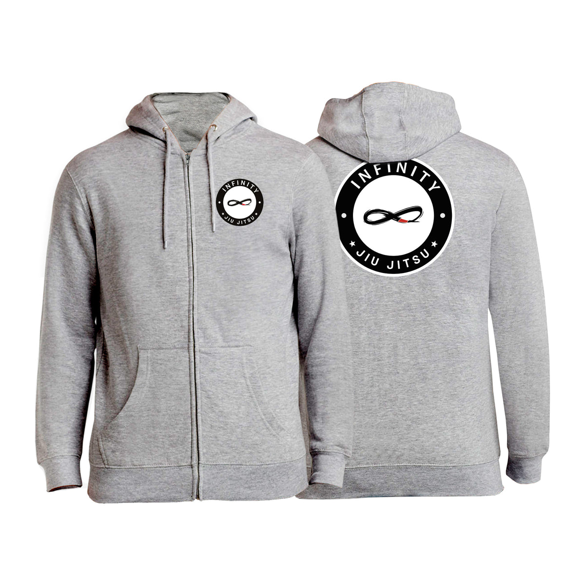 Infinity BJJ Utah Zip-Up Hoodies #8159 A