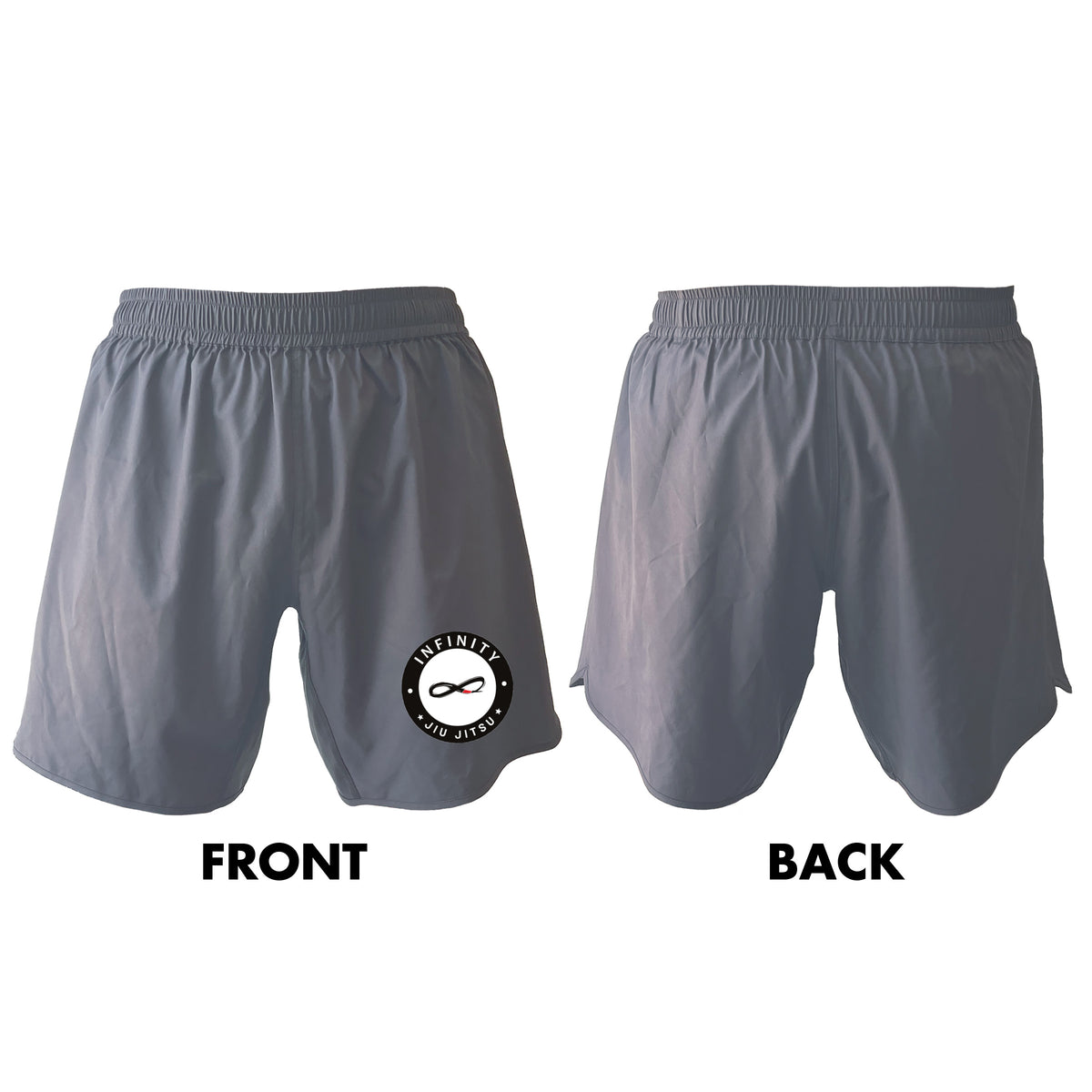 Infinity BJJ Utah Grey Shorts 2.0 #8159 A
