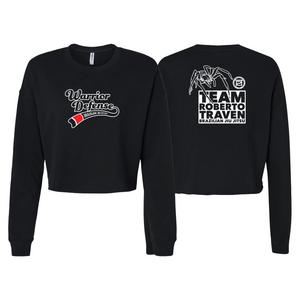 Warrior Defense BJJ Women's Cropped Crewneck Sweatshirt #8161 A
