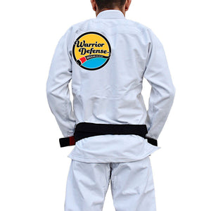 Warrior Defense BJJ Academy Kids Gi - White #590 A