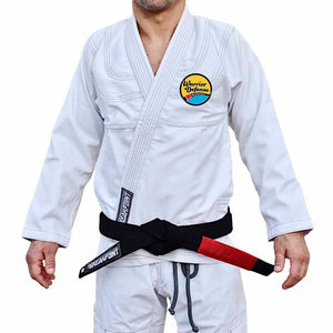 Warrior Defense BJJ Academy Kids Gi - White #590 A