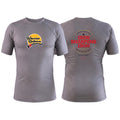 Warrior Defense BJJ Gray Rash Guards Short Sleeve #8161 A