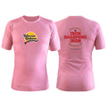 Warrior Defense BJJ Pink Rash Guards Short Sleeve #8161 A