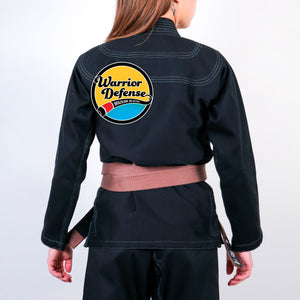 Warrior Defense BJJ Academy Women's Gi - Black #590 A
