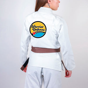 Warrior Defense BJJ Academy Women's Gi - White #590 A