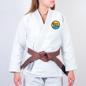 Warrior Defense BJJ Academy Women's Gi - White #590 A