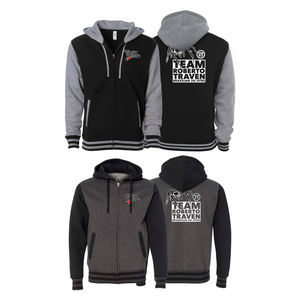 Warrior Defense BJJ Varsity Zip-Up Hoodies #8161 B