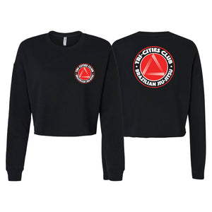 Tri Cities Jiu Jitsu Club Women's Cropped Crewneck Sweatshirt #8162 A