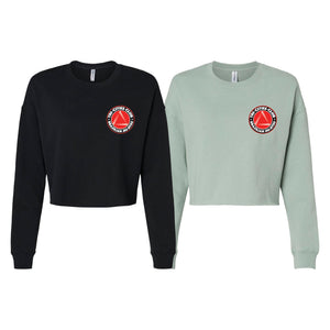 Tri Cities Jiu Jitsu Club Women's Cropped Crewneck Sweatshirt #8162 A
