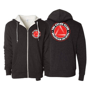 Tri Cities Jiu Jitsu Club Sherpa Lined Zip-Up Hoodie #8162 A