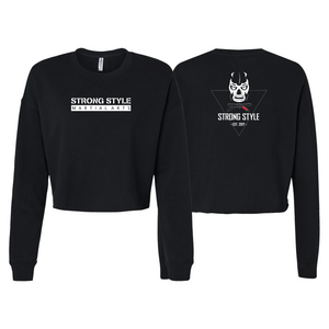Strong Style MMA Women's Cropped Crewneck Sweatshirt #8163 A