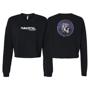 Immortal Women's Cropped Crewneck Sweatshirt #8164 A