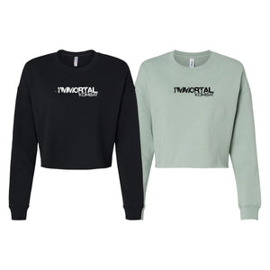 Immortal Women's Cropped Crewneck Sweatshirt #8164 A