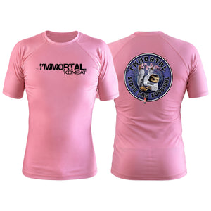 Immortal Pink Rash Guards Short Sleeve #8164 A