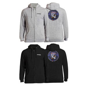 Immortal Zip-Up Hoodies #8164 B