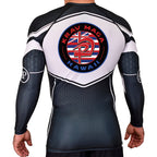 Krav Maga Hawaii Academy Rash Guards Black/White #8166 A