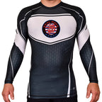 Krav Maga Hawaii Academy Rash Guards Black/White #8166 A