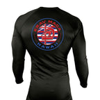Krav Maga Hawaii All Black Rash Guards Long Sleeves #8166 A