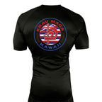 Krav Maga Hawaii All Black Rash Guards Short Sleeves #8166 A