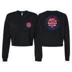 Krav Maga Hawaii Women's Cropped Crewneck Sweatshirt #8166 A