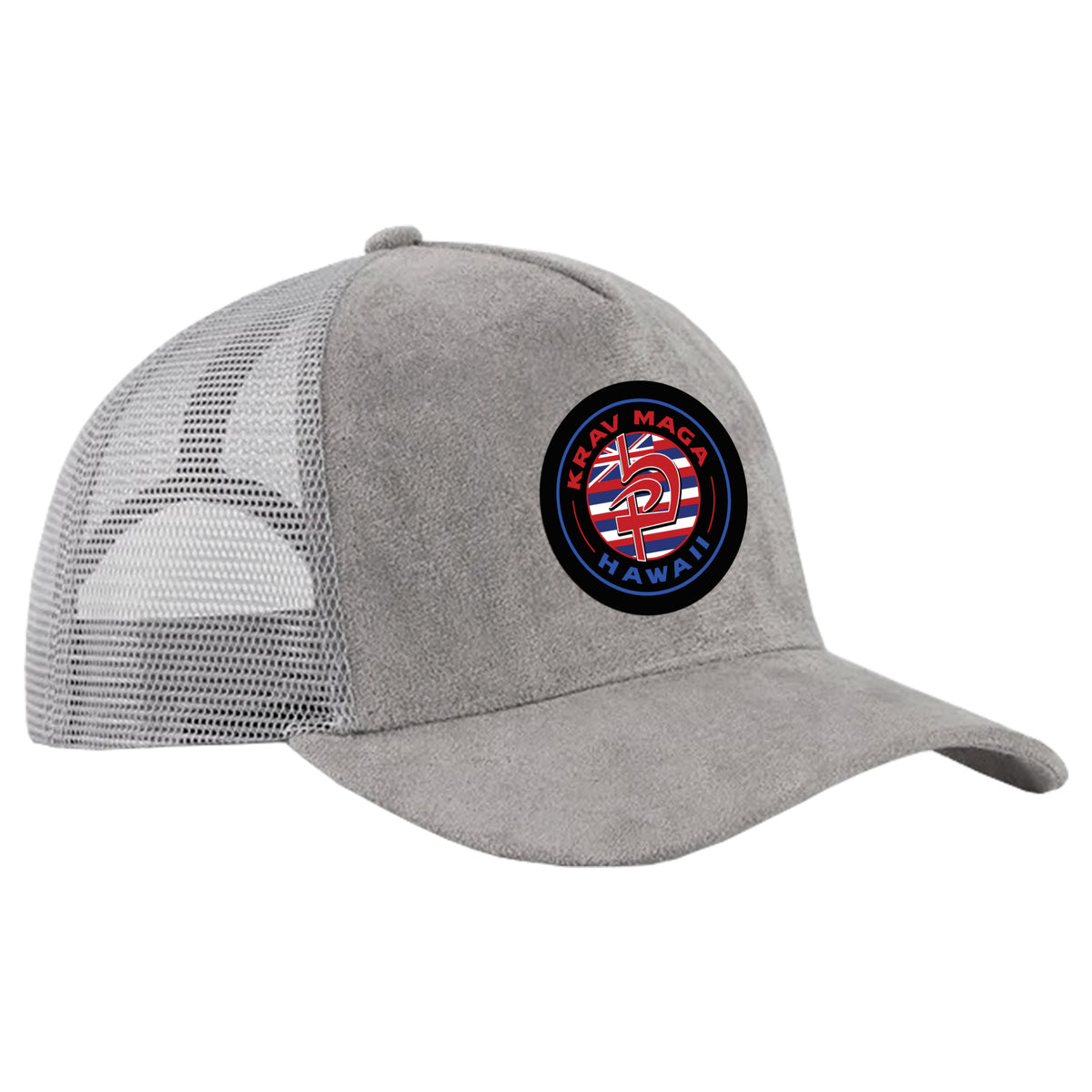 Krav Maga Hawaii Suede Trucker Hat #8166 A