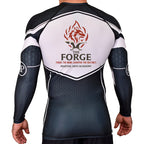 The Forge Academy Rash Guards Black/White #8168 A