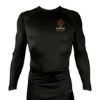 The Forge All Black Rash Guards Long Sleeves #8168 A