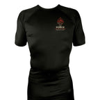 The Forge All Black Rash Guards Short Sleeves #8168 A