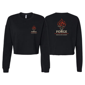 The Forge Women's Cropped Crewneck Sweatshirt #8168 A