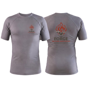 The Forge Gray Rash Guards Short Sleeve #8168 A