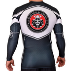 Bushido MMA Academy Rash Guards Black/White #8169 D