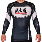 Bushido MMA Academy Rash Guards Black/White #8169 D