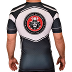 Bushido MMA Academy Rash Guards Black/White #8169 D