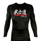 Bushido MMA All Black Rash Guards Long Sleeves #8169 D
